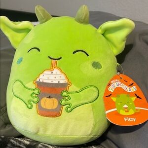 Squishmallows Fitzy Green Dragon Plush Toy